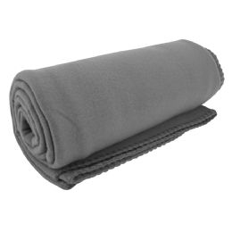 30 of Cinder Grey Value Fleece Blanket 50 X 60 in