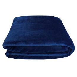 20 of Navy Mink Touch Luxury Blanket 50 X 60 in