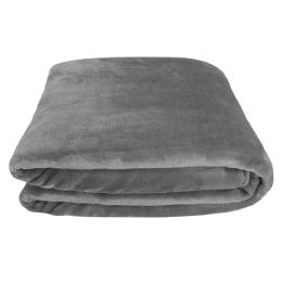 20 of Grey Mink Touch Luxury Blanket 50 X 60 in