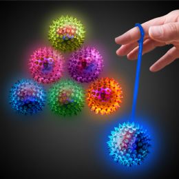 108 Pieces Led Jelly Spike YO-Yo Balls - Light Up Toys