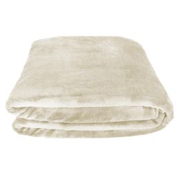 20 of Cream Mink Touch Luxury Blanket 50 X 60 in
