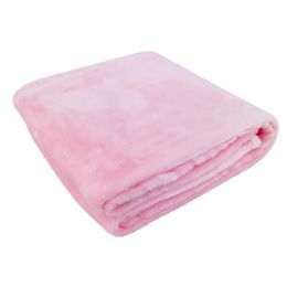40 of Baby Pink Mink Touch Luxury Baby Blanket 30 X 40 in