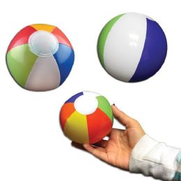 72 Pieces Inflatable 6 Inch Beach Balls (12-Piece) - Balls