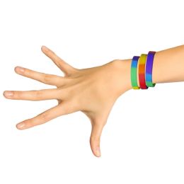 228 Pieces Rainbow Silicone Bracelets - Bracelets