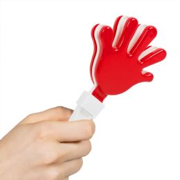 144 Pieces Red And White Hand Clappers (12-Piece) - Party Novelties