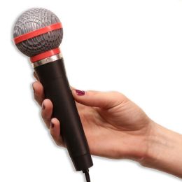 84 Pieces Plastic 10 Inch Prop Microphones (dozen) - Musical Toys