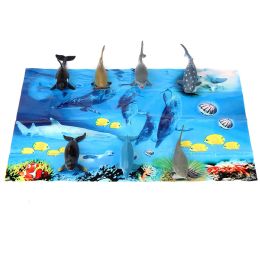 18 Packs Shark and Whale Toy Figures - Action Figures & Robots