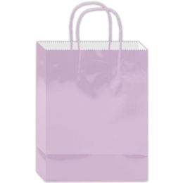 48 pieces Gift Bag 10x8x4"/em Lilac Glossy - Gift Bags Everyday