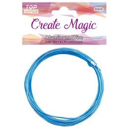 12 pieces 1.5mm/8.2ft Blue Wire - Craft Stems