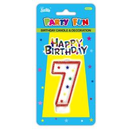 24 pieces B'day Candle #7 - Birthday Candles
