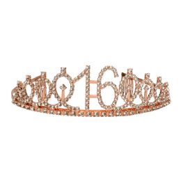 12 pieces Sweet 16 Tiara - Party Hats & Tiara