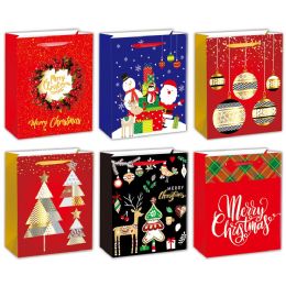 96 pieces 93pk Xmas Bag 4.5x5.75x2.5/s 96 - Gift Bags Christmas