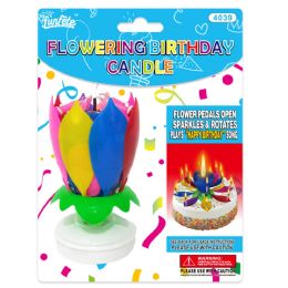 24 pieces Lotus Candle W/music - Candles & Accessories