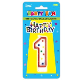 24 pieces B'day Candle #1 - Birthday Candles