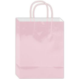 48 pieces Gift Bag 10x8x4"/em Baby Pink Glossy - Gift Bags Everyday