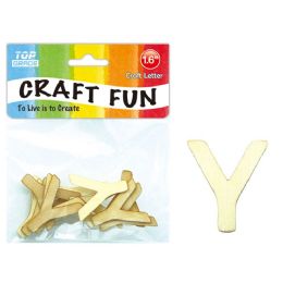 12 pieces Wooden Craft Letter "y" 1.6-inch/12ct - Scrapbook Supplies