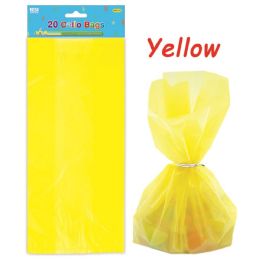 288 Pieces 20ct Loot Bag Yellow - Favor Bags & Boxes