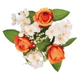 12 pieces Candle Ring 26cm - Artificial Flowers