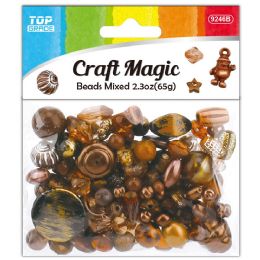 24 pieces 65g Plastic Beads Astd Dsgn - Craft Beads