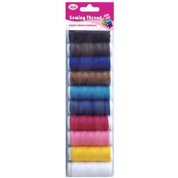 24 pieces 10pc Thread Astd Clr - Sewing Supplies