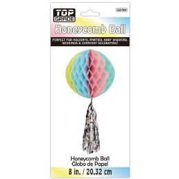 24 pieces 8-inch Honeycomb Ball - Hanging Decorations & Cut Out