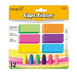 36 pieces 12ct Neon Eraser Set - Erasers