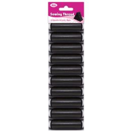 24 pieces 10pc Thread/blk - Sewing Supplies