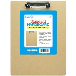 48 pieces Hardboard Clipboard 48s Standard W/low Profile Clip - Clipboards and Binders