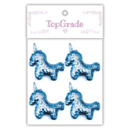 24 pieces Sequin Unicorn Blue - Baby Shower