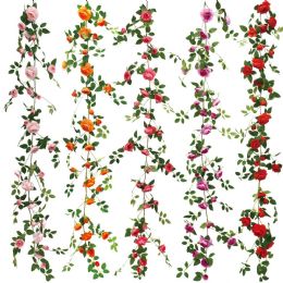 24 pieces 6ft/180cm Flower Vines Astd Clr - Artificial Flowers