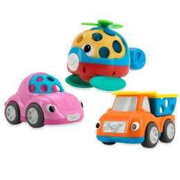 24 pieces Nuby Tumble Tots, Vehicle. Bug Car, Helicopter, Dump Truck - Baby Toys