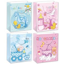 72 Wholesale Baby Bag 3d+glt 7.5x9x4"/m 72s