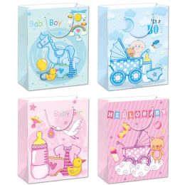 72 Wholesale Baby Bag Glt 10.5x13x5.5"/l 72