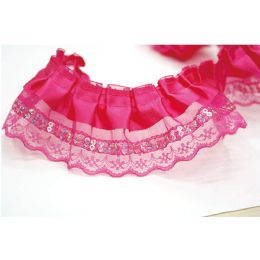 12 pieces Trimming Hot Pink 2"x1.5yard - Table Runner