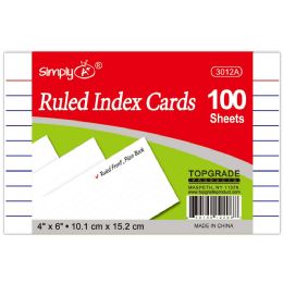 48 pieces 4x6-inch/100ct Index Cards 48s - Dividers & Index Cards