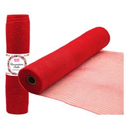 16 pieces Tulle Fabric Roll Red 10.5-inchx10yds - Foam & Felt
