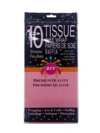72 pieces 10ct Tissue Paper Hot Pink 72s 20x20-inch - Tissue Paper