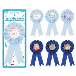 288 Pieces 3-Inch B'day Badge Boy - Baby Shower