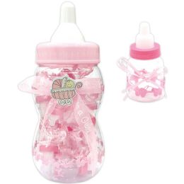 12 Pieces Giant Baby Bottle Baby Pink 12s 13hx5.7" 18-Piece 3.5" - Baby Shower