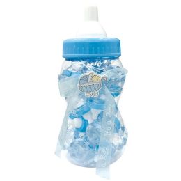 12 Pieces Giant Baby Bottle Baby Blue 12s 15.35hx8.27" 50-Piece 3.5" - Baby Shower