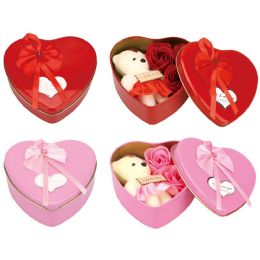48 pieces V-Day Rose+bear Set 48s 12*10*4.5cm - Valentine Decorations