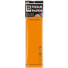 72 pieces 15ct Tissue Paper Orange 72s 20x20-inch - Tissue Paper