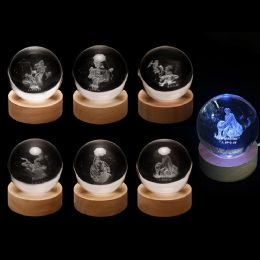 36 pieces 3d Crystal Ball Light 6cm 36s - Night Lights