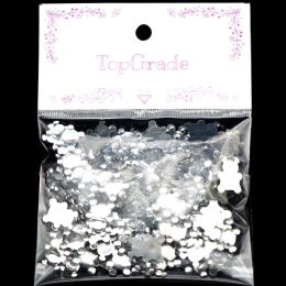 12 pieces Acrylic Rhinestone Silver - Scrapbook Supplies