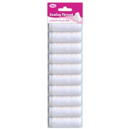 24 pieces R29394 10pc ThreaD-Wht - Sewing Supplies