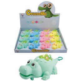 24 pieces Toy Crocdile W/led - LED party favors