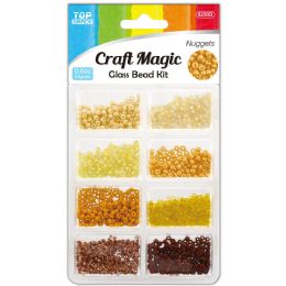 24 pieces 45g Glass Beads Nuggets - Craft Beads
