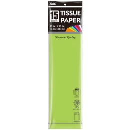 72 pieces 15ct Ltissue Paper Lime 72s 20x20-inch - Tissue Paper