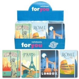 16 Wholesale Note Book Astd Color 5.5x8.3"/160pg