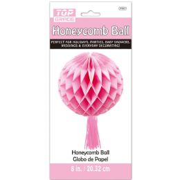 12 pieces #97008lp 8-inch Honeycomb Ball L.pink - Hanging Decorations & Cut Out